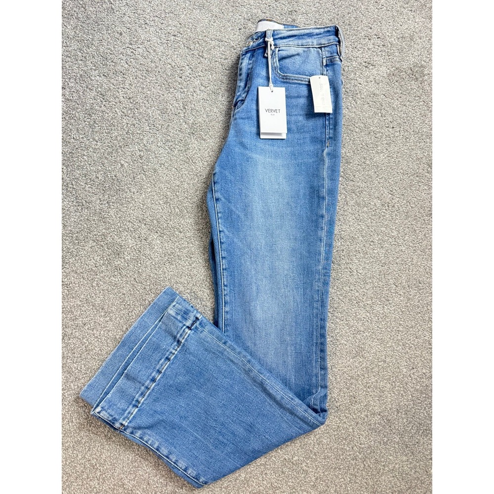 Jeans VERVET Women's Flare Blue Denim Stretch 26